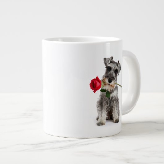 Schnauzer Love Grote Koffiekop (Voorkant rechts)