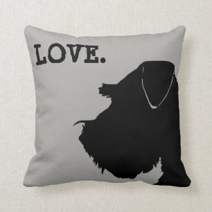 Schnauzer LOVE Pillow Kussen