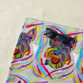 Schnauzer Love Strandlaken (In situ)