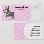 Schnauzer Love Visitekaartje (Voorkant / Achterkant)