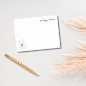 Schnauzer Lover Eenvoudig Zwart & Wit Gepersonalis Post-it® Notes