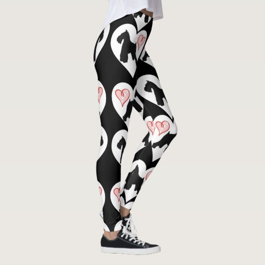 Schnauzer Lover Leggings (Rechts)