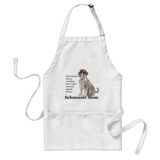 Schnauzer Ma Apron Standaard Schort (Voorkant)