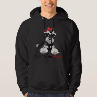 Schnauzer Ma Bandana Womens Schnauzer Dog Hoodie