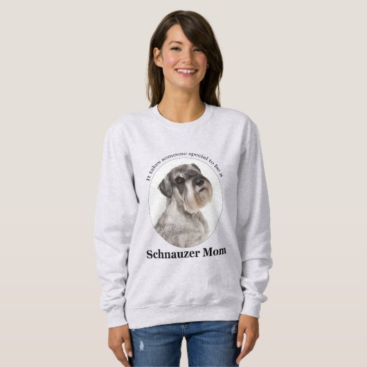 Schnauzer Ma Sweatshirt (Voorkant volledig)