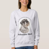 Schnauzer Ma Sweatshirt (Voorkant)