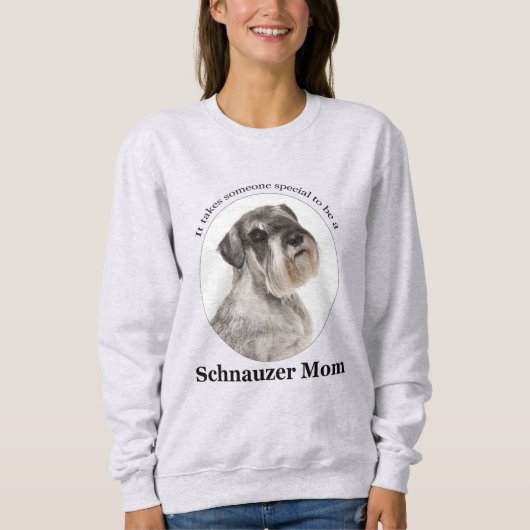 Schnauzer Ma Sweatshirt (Voorkant)