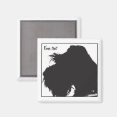 Schnauzer Magneet (Voorkant / Achterkant)