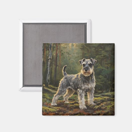 Schnauzer magneet (Voorkant / Achterkant)