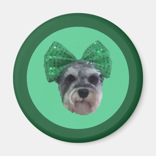 Schnauzer Magneet (Voorkant)