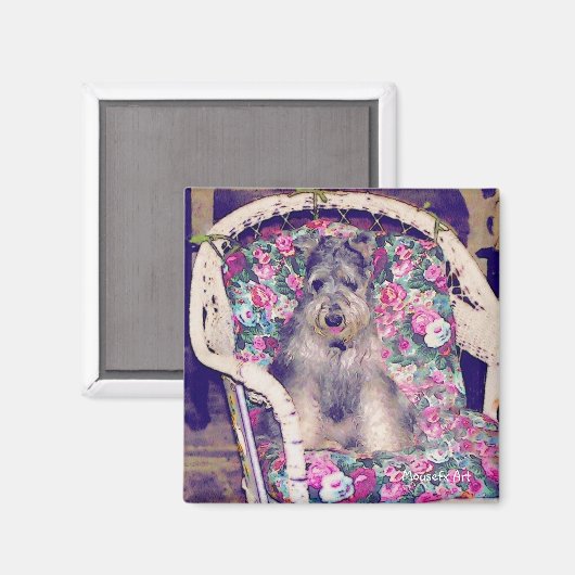 Schnauzer Magnet (Voorkant / Achterkant)