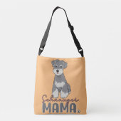 Schnauzer Mama Crossbody Tas (Achterkant)