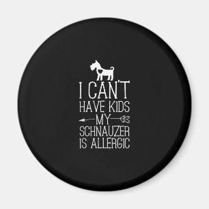 Schnauzer Mama Gift Grappige Hond Moeder Shirten C Magneet