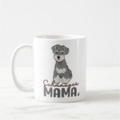 Schnauzer Mama Koffiemok (Links)