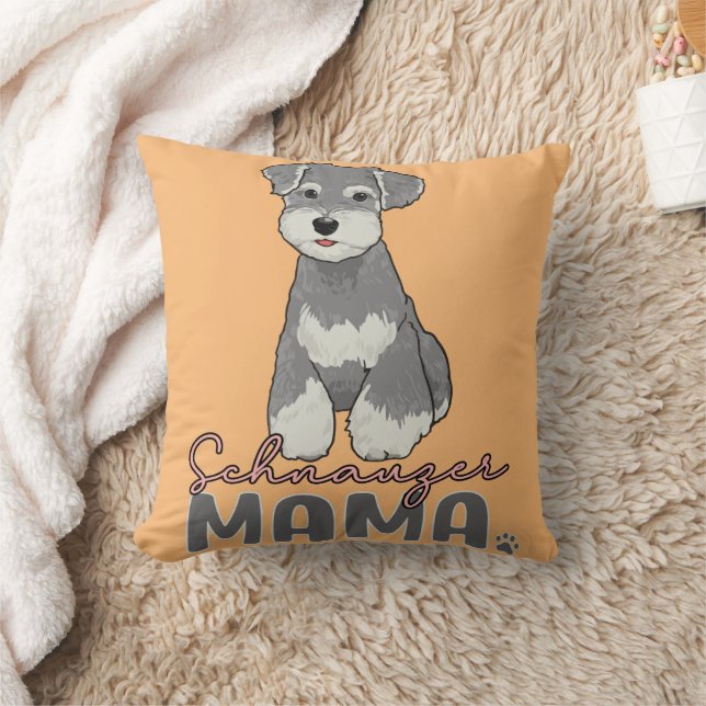 Schnauzer Mama Kussen (Deken)