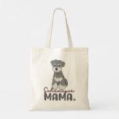 Schnauzer Mama Tote Bag (Achterkant)