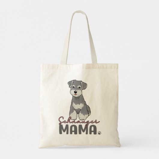 Schnauzer Mama Tote Bag (Achterkant)