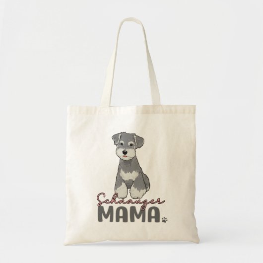 Schnauzer Mama Tote Bag (Voorkant)