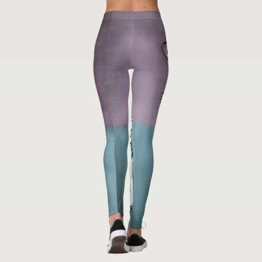 Schnauzer Martini Leggings (Achterkant)