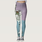 Schnauzer Martini Leggings (Voorkant)