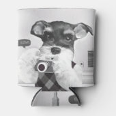 Schnauzer met camera blikjeskoeler (Voorkant)