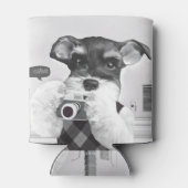 Schnauzer met camera blikjeskoeler (Achterkant)