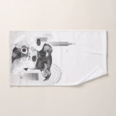 Schnauzer met camera handdoek (Handdoek)