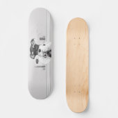 Schnauzer met camera persoonlijk skateboard (Voorkant)