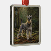 Schnauzer  metalen ornament (Rechts)