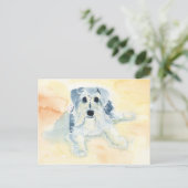 Schnauzer Mia Briefkaart (Staand voorkant)