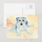 Schnauzer Mia Briefkaart (Voorkant / Achterkant)