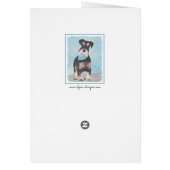 Schnauzer (miniatuur) schilderen - Stomme originel (Achterkant)