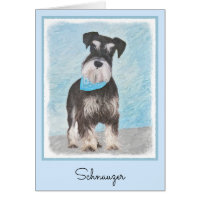 Schnauzer (miniatuur) schilderen - Stomme originel
