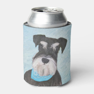 Schnauzer (miniatuur) schilderen - Stomme originel Blikjeskoeler