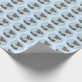 Schnauzer (miniatuur) schilderen - Stomme originel Cadeaupapier (Hoek)