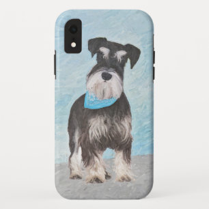 Schnauzer (miniatuur) schilderen - Stomme originel Case-Mate iPhone Case
