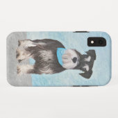 Schnauzer (miniatuur) schilderen - Stomme originel Case-Mate iPhone Case (Achterkant (horizontaal))