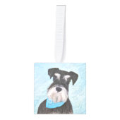 Schnauzer (miniatuur) schilderen - Stomme originel Decoratie (Voorkant)