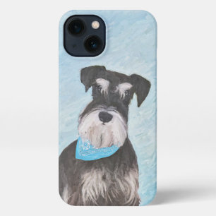 Schnauzer (miniatuur) schilderen - Stomme originel iPhone 13 Hoesje