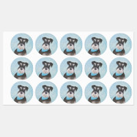 Schnauzer (miniatuur) schilderen - Stomme originel