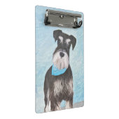 Schnauzer (miniatuur) schilderen - Stomme originel Mini Klembord (Schuin)