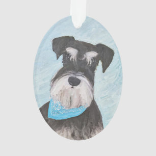 Schnauzer (miniatuur) schilderen - Stomme originel Ornament