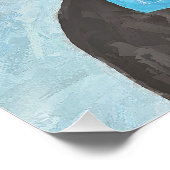 Schnauzer (miniatuur) schilderen - Stomme originel Perfect Poster (Hoek)