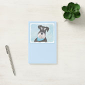 Schnauzer (miniatuur) schilderen - Stomme originel Post-it® Notes (Kantoor)