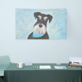 Schnauzer (miniatuur) schilderen - Stomme originel Spandoek (Beurs)