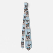 Schnauzer (miniatuur) schilderen - Stomme originel Stropdas (Achterkant)