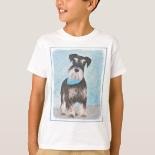 Schnauzer (miniatuur) schilderen - Stomme originel T-shirt