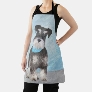 Schnauzer (Miniatuur) Schilderij - Mooie Originele Schort