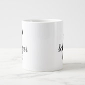 Schnauzer Moeder Grote Koffiekop (Voorkant)