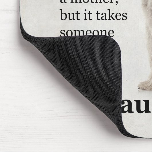 Schnauzer Moeder Muismat (Hoek)